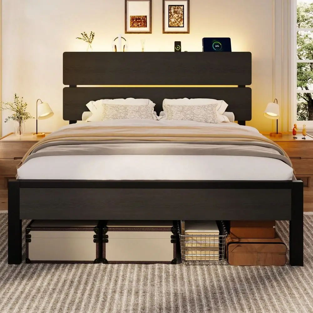 Rama łóżka w rozmiarze Twin, F – Canopy Bed Frame Metal Queen recenzja i cena