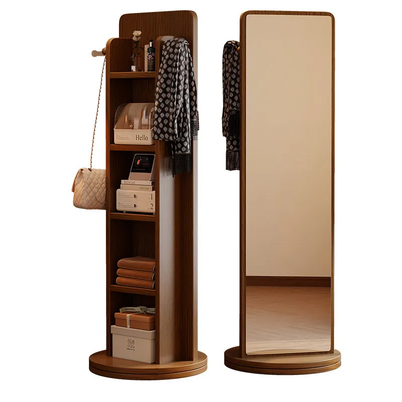 Kwadratowe obrotowe lustro pod – Full Length Mirror Jewelry Armoire recenzja i cena