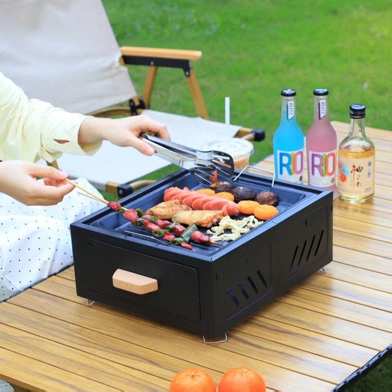 Przenośny grill na węgiel drze – Outdoor Furniture recenzja i cena