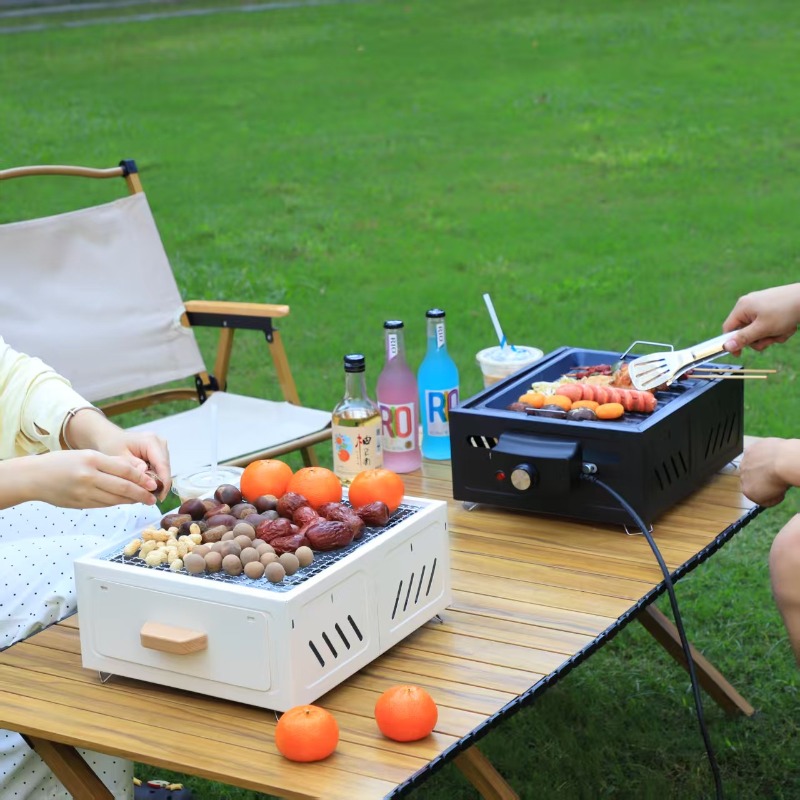 Przenośny grill na węgiel drze – Outdoor Furniture recenzja i cena