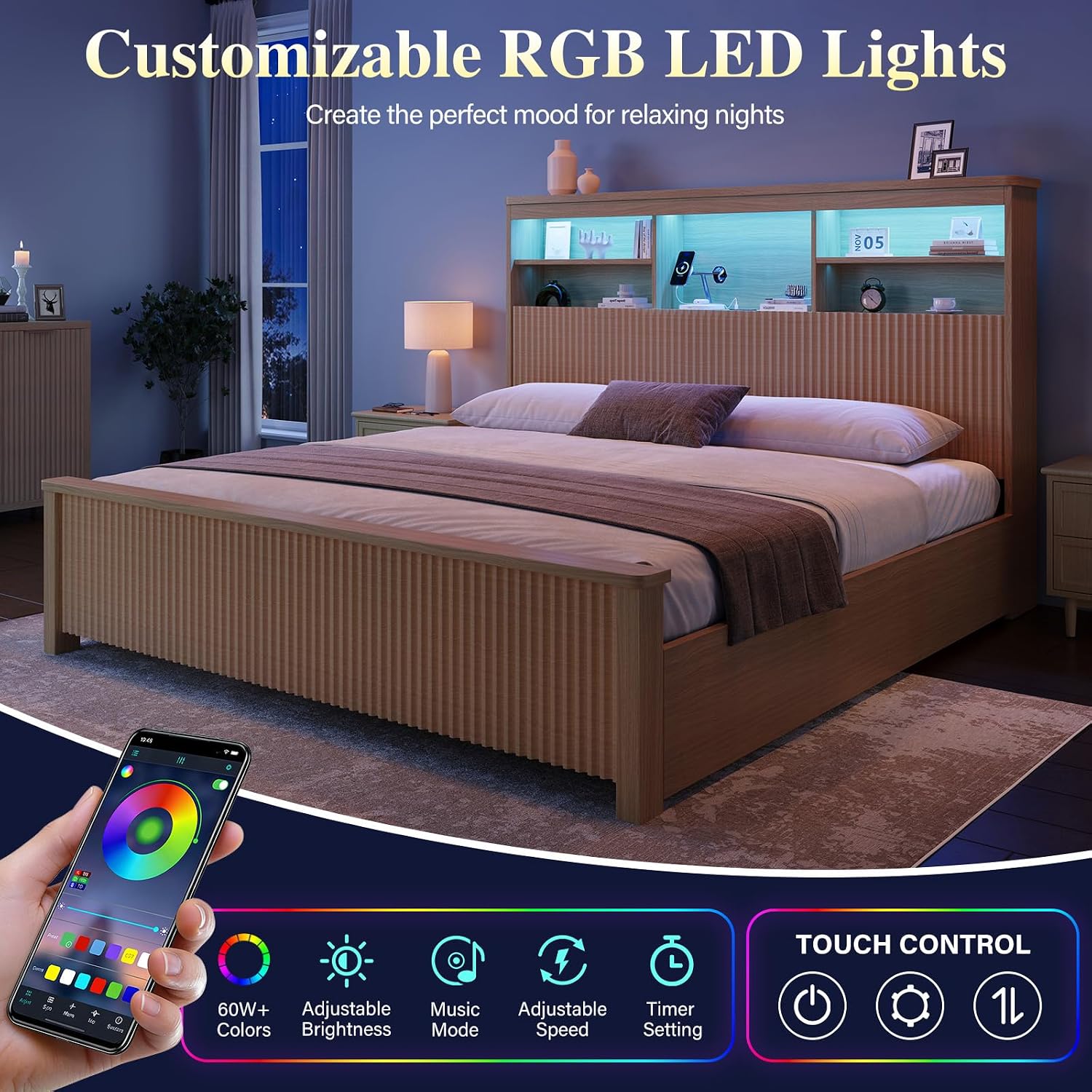 Rama łóżka typu Queen z 4 szuf – Canopy Bed Frame Metal Queen recenzja i cena