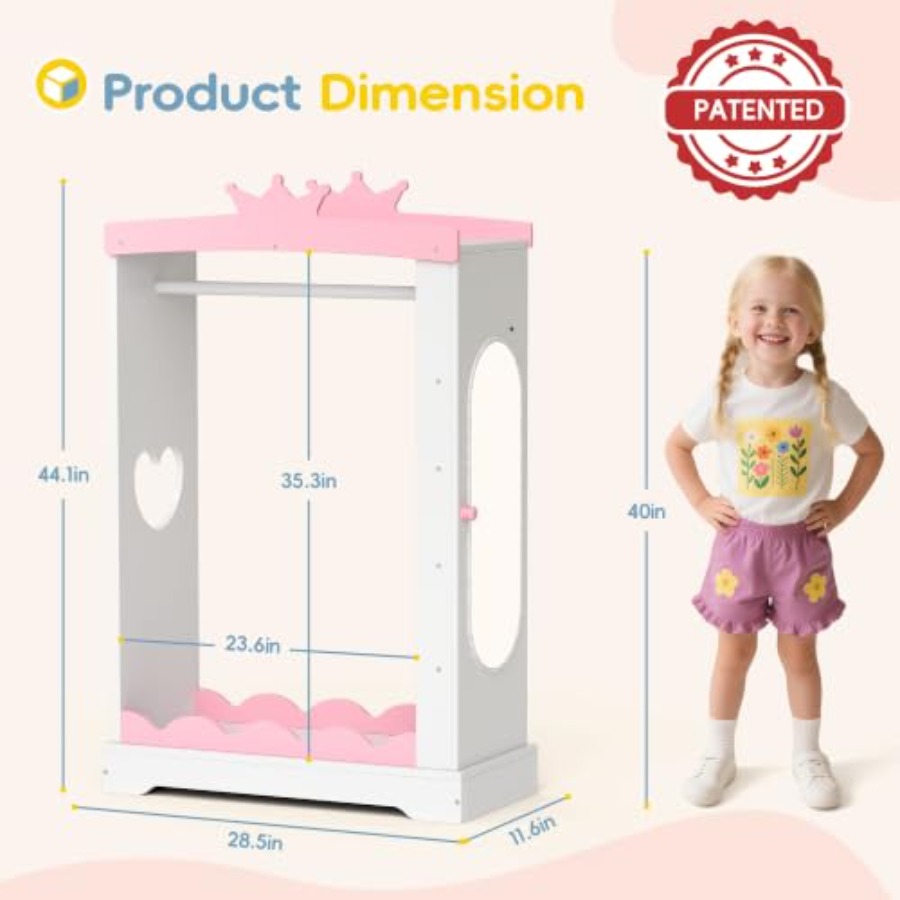Szafa do przebierania z lustrz – Full Length Mirror Jewelry Armoire recenzja i cena