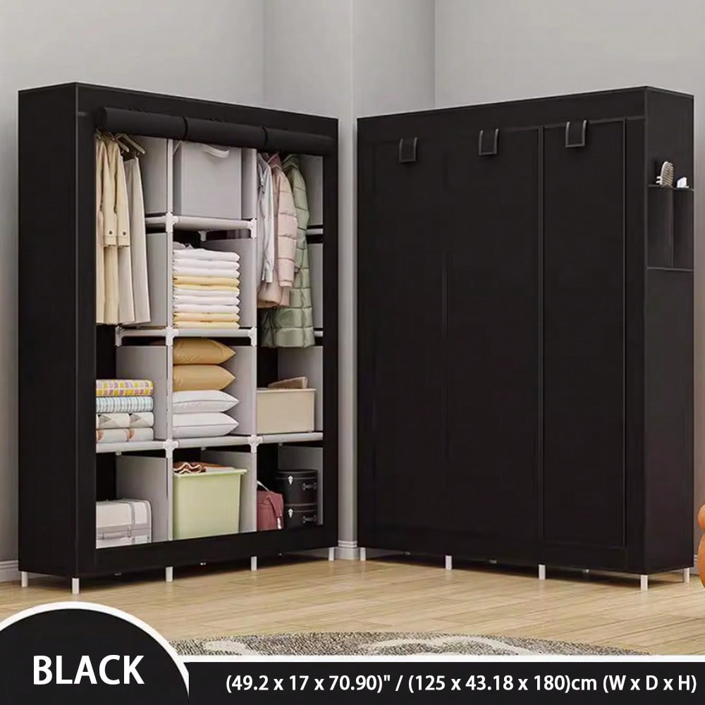 Przenośna szafa 71 cali, nowoc – Wardrobe Closet Portable Fabric Cover recenzja i cena