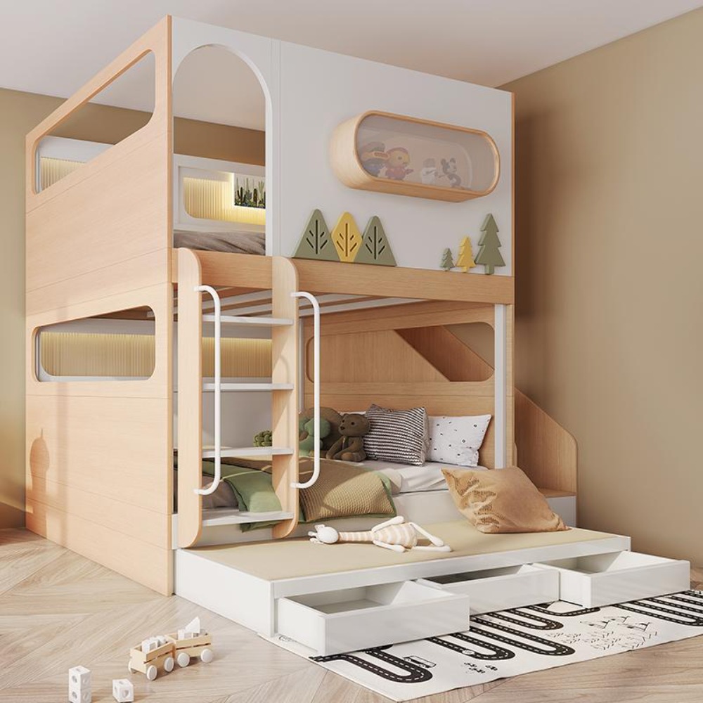 Drzewo w kształcie kapsuły kos – Bunk Bed With Stairs And Slide recenzja i cena