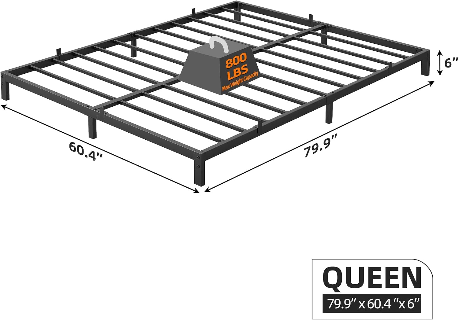 Solidna, metalowa rama do łóżk – Canopy Bed Frame Metal Queen recenzja i cena