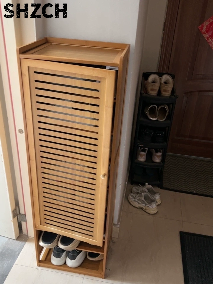 Wąski, mały regał na buty z dr – Shoe Rack Cabinet Narrow Entryway recenzja i cena